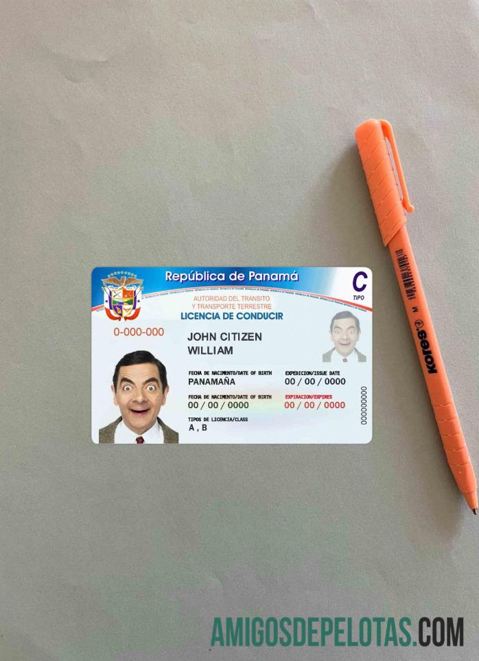 Panamá DL fotovisual frontal exemplo